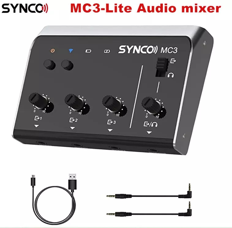 Synco MC3 Lite 오디오 믹서 4채널 초소형  - Photography Videos Free 리뷰 및 가격