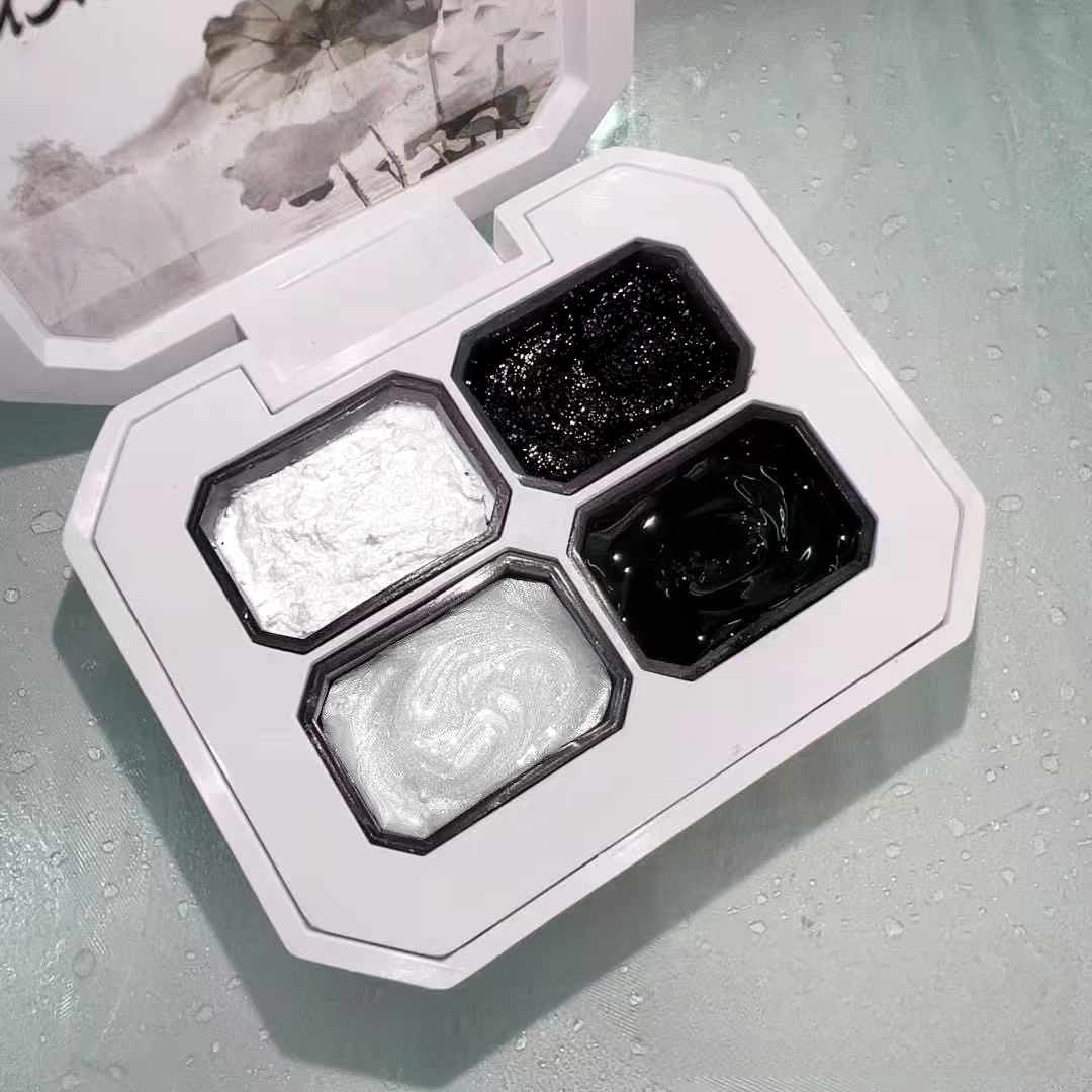 4색상 패트 페인팅 젤 네일 폴리시 고채도 인기 블랙  - Photography Design 리뷰 및 가격