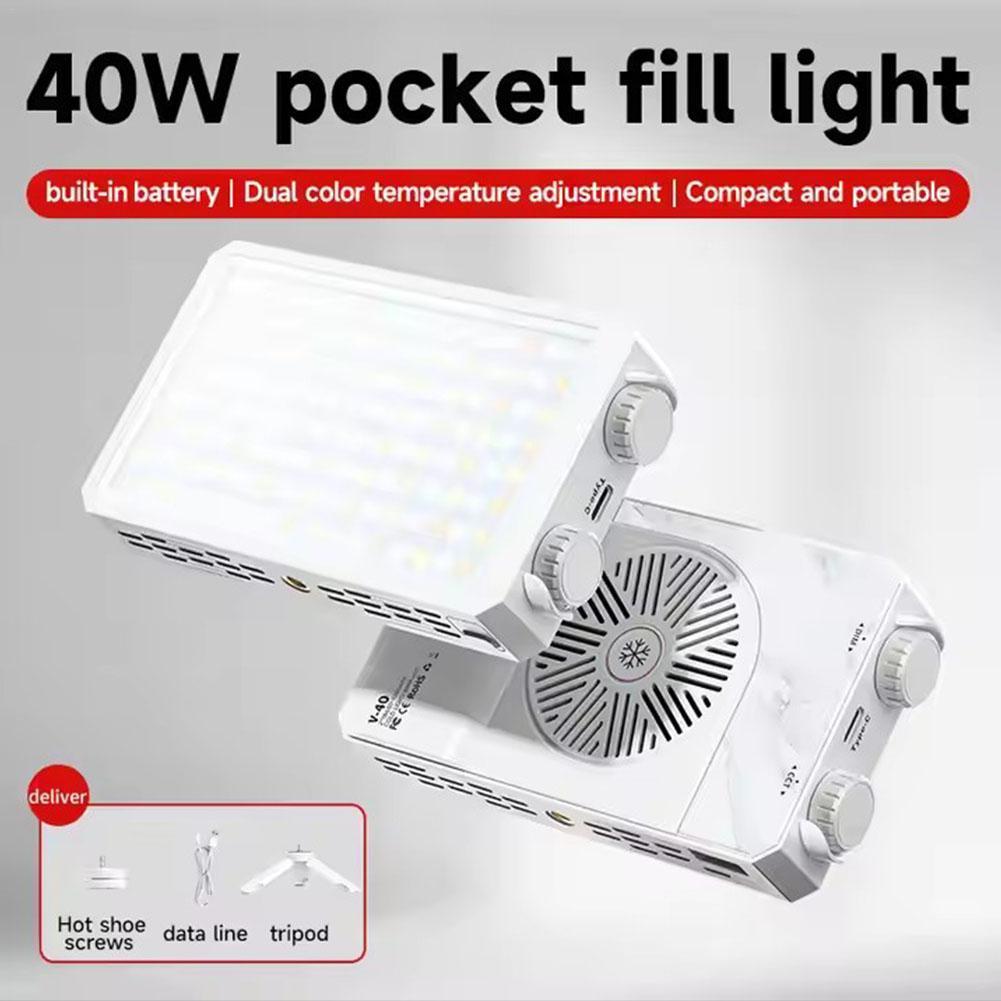 맞춤형 40W LED 카메라 조명 2500K-9000K - Photography Videos Free 리뷰 및 가격